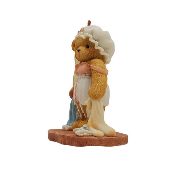 Cherished Teddies Sarah Girl Playing Dress Up Ltd Ed 308676 Figurine Seamstress - Picture 4 of 8